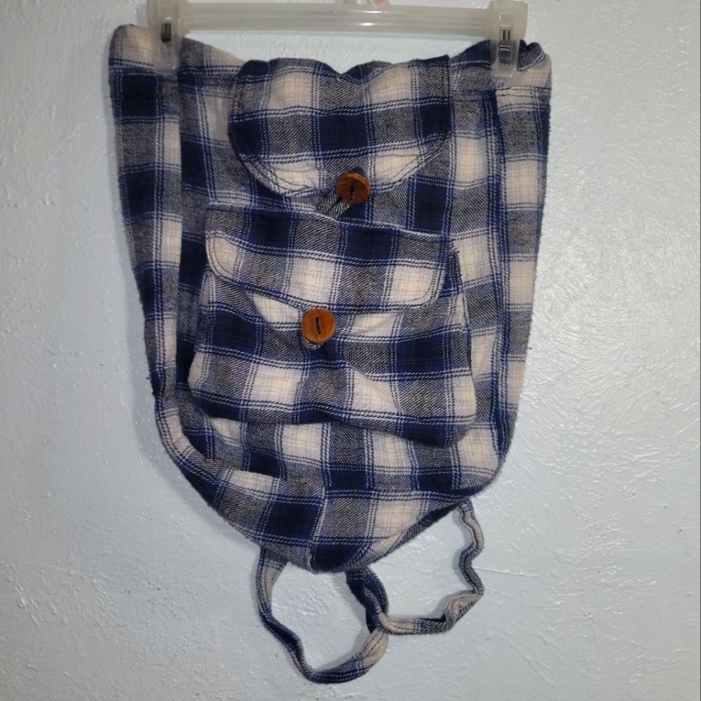 Plaid Fabric Bag